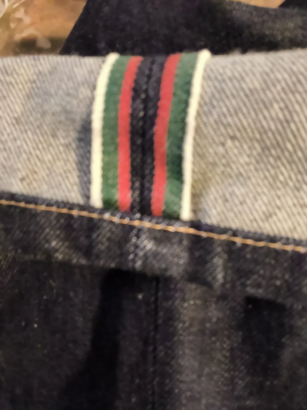 Gucci Men’s Dark Blue Denim Jeans